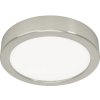 LED stropné svietidlo Eglo Fueva 6 CCT IP44 7,5 W 1000 lm 2700-6500 K ø 16,5 nikel matný