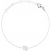 Daniel Wellington Oceľový retiazkový náramok znamenia Panna Crystal Zodiac DW00400936