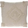 Homestyling vankúš dekorační bavlna béžová KO-A35833000 45 x 45