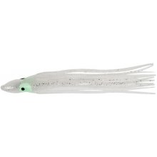 FLASHMER chobotnička 6cm biela s flitrami na morský rybolov BIELA 5ks