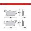 Brzdové platničky Moto-Master SinterPRO/ CR,KX,RM,YZ,GAS GAS zadné
