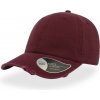 Atlantis Headwear Kšiltovka Dad Hat Destroyed, 6 panelová COT33014937099-burgundy UNI Burgundová