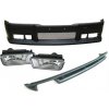 JOM Přední nárazník BMW E36 +zadní difusor+ mlhovky, chromové