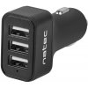 Natec nabíjačka do auta CONEY, 2XUSB, 1XUSB-C, 84W NUC-1981
