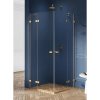 New Trendy EXK-1782 AVEXA GOLD obdĺžnikový sprchový kút 90 x 100 cm 90 x 100 cm zlatá