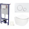 Závesný WC set do ľahkých stien / predstenová SAT Fusion SIKOSSTORFU70