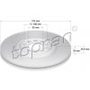 Brzdový kotúč TOPRAN - Hans Pries GmbH 109 524