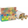 Melissa & Doug Drevené kocky Abeceda a čísla