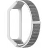 Nylónový náhradný náramok pre Xiaomi Smart Band 8 Active a Redmi Band 2 Farba: biela - šedá