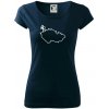 Český turista - Dámske tričko Pure - XS ( Tmavomodrá (veľmi tmavá - skoro čierna) )