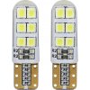 LED žiarovky STANDARD T10 W5W 12xSMD 2835 12V Silca AMIO