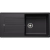 Jednokomorový granitový drez Blanco ZIA XL, čierny