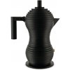 Alessi Kávovar Moka PULCINA 70 ml, čierna