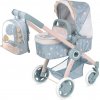 DeCuevas 80580 Skladací kočík pre bábiky 3 v 1 s batôžkom COCO 2024 - 70 cm