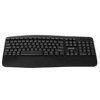 Canyon HKB-W6, 2v1 bezdrôtová klávesnica, ergonomická s opierkou, vodeodolná, 104 klávesov, US, čierna (CNS-HKBW6)