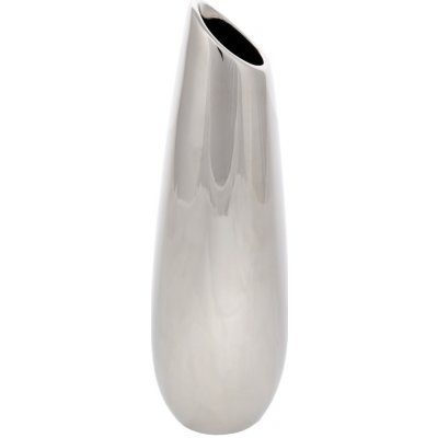 Keramická váza Drop, 7 x 26 x 7 cm, strieborná od 6,99 € - Heureka.sk