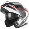 Výklopná helma N968 Shift Nox (biela, červená), veľ. 2XL