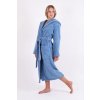 Vestis Athena 3116 župan s kapucňou denim