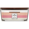 WoodWick Trilogy Blooming Orchard - Vonná sviečka Blooming Orchard s dreveným knôtom a skleneným viečkom 453 g
