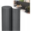 Tmavosivá PVC balkónová zástena 500x160 cm SPRINGOS GA0239