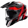 Enduro prilba so štítom, dual, kompozit AIROH COMMANDER 2 Skip Red Gloss S