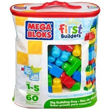 Mega Bloks 08416 Kostky v plastovém pytli, 60 ks