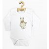 Dojčenské body s dlhým rukávom New Baby Polar Bear, veľ. 68 (4-6m)