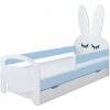 Detská posteľ BUNNY, modrá