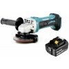 Makita DGA452Z Aku. uhlová brúska 115 mm + 1x akumulátor 3,0Ah BL1830B