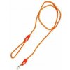 Vodítko BUSTER Reflective lanové 180cm/8mm oranžové