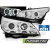 Tuning-tec PREDNÉ SVETLOMETY ANJELSKÉ OČI CCFL CHROME LED INDIKÁTOR pasuje na BMW E60/E61 03-07