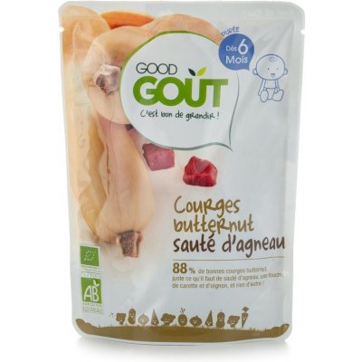 Good Gout BIO maslová tekvica s jahňacím mäsom 190 g