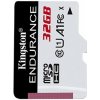 Kingston paměťová karta High-Endurance, 32GB, micro SDHC, SDCE/32GB, UHS-I U1 (Class 10), A1