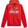 ALPINESTARS mikina RIDE HOODIE 4 červená/biela/čierna - XL