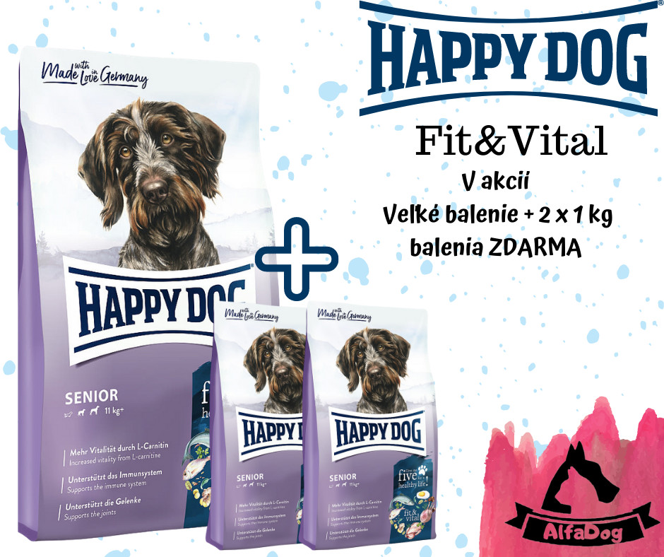 Happy Dog Fit & Vital Senior 12,5 kg