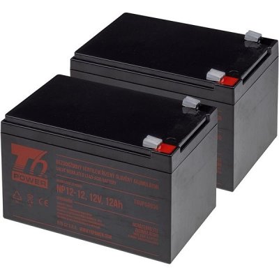 Batéria pre záložné zdroje Sada batérií T6 Power pre APC Smart-UPS SMT1000IC, VRLA, 12 V (T6APC0017_V126430)