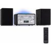 Auna Elton, stereo systém, CD, BT, MP3, DAB+, FM rádio, VU merač, podsvietenie (VU-DAB)