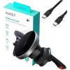 Magnetický držiak do auta s bezdrôtovým nabíjaním 15 W AUKEY Qi2 (čierny)