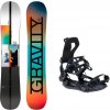 Gravity Symbol 24/25 pánský snowboard + Raven RAGE Fastec FT360 black vázání - 150 cm + XL (EU 43-46) - černé