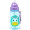 Skip Hop Fľaška So Slamkou Zvieratko Bez BPA a PVC 12m+ Motýl