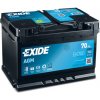 Exide AGM 70Ah Autobatéria Start-Stop 12V , 760A , EK700