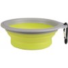 Karlie Travel bowl Bubo cestovná miska 0,375 l sivá/zelená