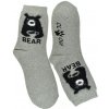 Bavlnené ponožky BearPaw šedé