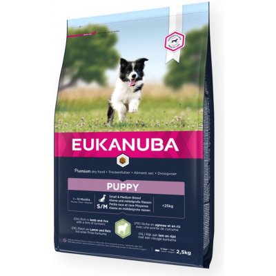 Eukanuba Puppy Small & Medium Breed Lamb 2,5 kg