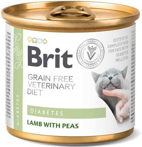 Brit Veterinary Diets GF cat Diabetes 200 g