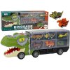 mamido Dinosaur Transportný Kamión 6ks Autíček so Svetlami a Zvukami Zelený