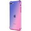 Kryt TopQ iPhone SE 2020 silikón Shock dúhový modro-ružový 49628