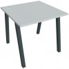Hobis Pracovný stôl UNI A, 80x75,5x80 cm, sivá/čierna