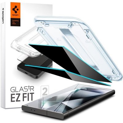 Spigen Glass tR EZ Fit Privacy 2 Pack Samsung Galaxy S24 Ultra AGL07625