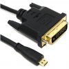 Kábel Micro HDMI na DVI-D pre Raspberry Pi 4